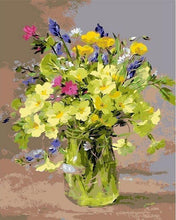 Load image into Gallery viewer, paint by numbers | bouquet of yellow flowers | new arrivals flowers intermediate | FiguredArt