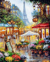 Load image into Gallery viewer, paint by numbers | my florist in paris | new arrivals cities advanced | FiguredArt