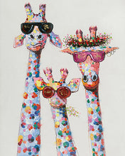 Load image into Gallery viewer, Pop Art Giraffe Family