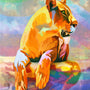 Pop Art Lioness