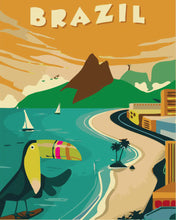 Load image into Gallery viewer, Travel Poster Brazil