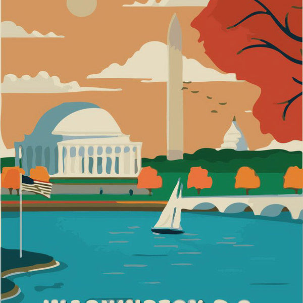 Travel Poster Washington D.C