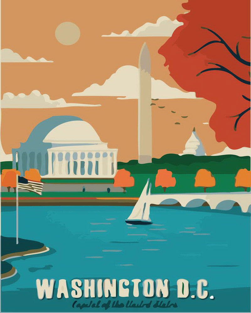 Travel Poster Washington D.C