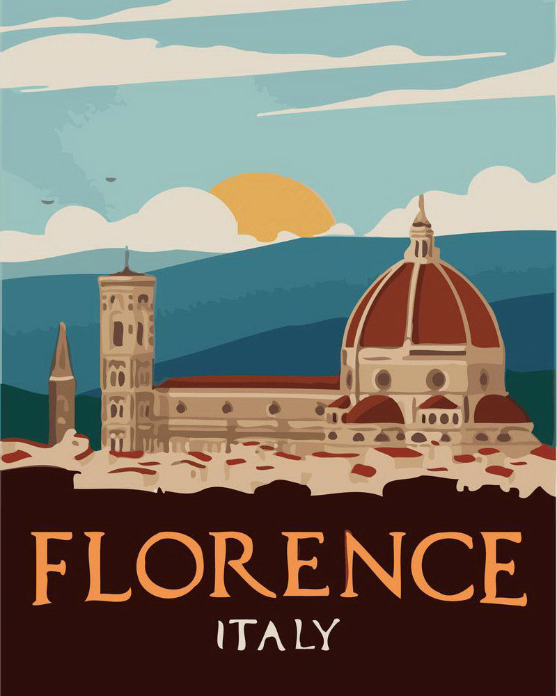 Travel Poster Florence - Italy