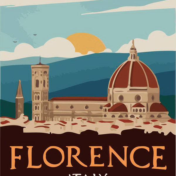 Travel Poster Florence - Italy