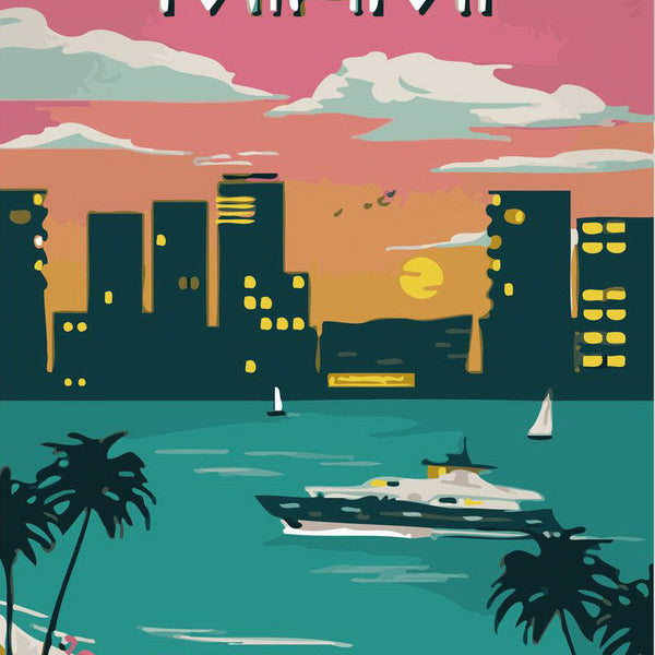 Travel Poster Miami