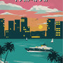 Travel Poster Miami