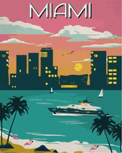 Load image into Gallery viewer, Travel Poster Miami