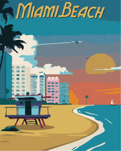 Load image into Gallery viewer, Travel Poster Miami Beach