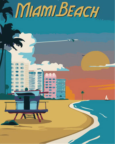 Travel Poster Miami Beach