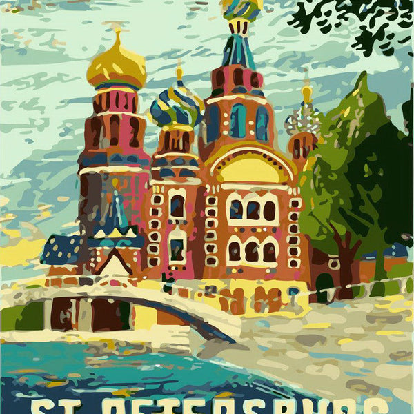 Travel Poster Saint Petersburg