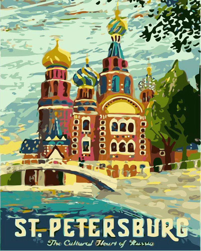 Travel Poster Saint Petersburg