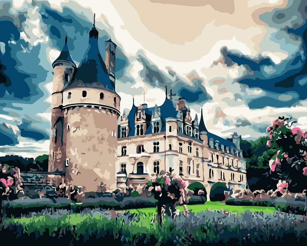 Paint by Numbers - Castle and garden