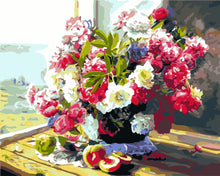 Load image into Gallery viewer, Paint by Numbers - Flowers by the veranda