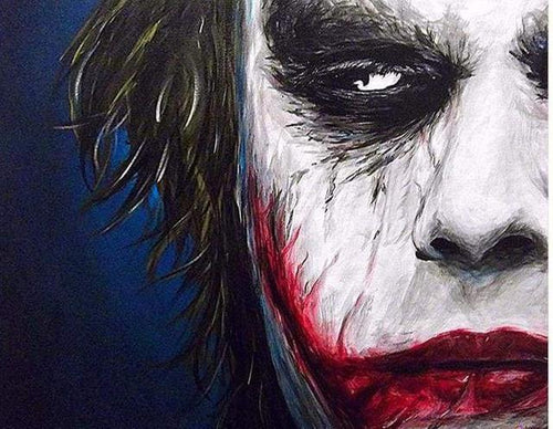 Paint by numbers | Clown face | movies intermediate | Figured'Art