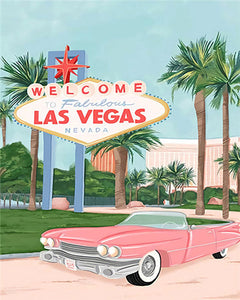 Travel Poster Welcome to Las Vegas