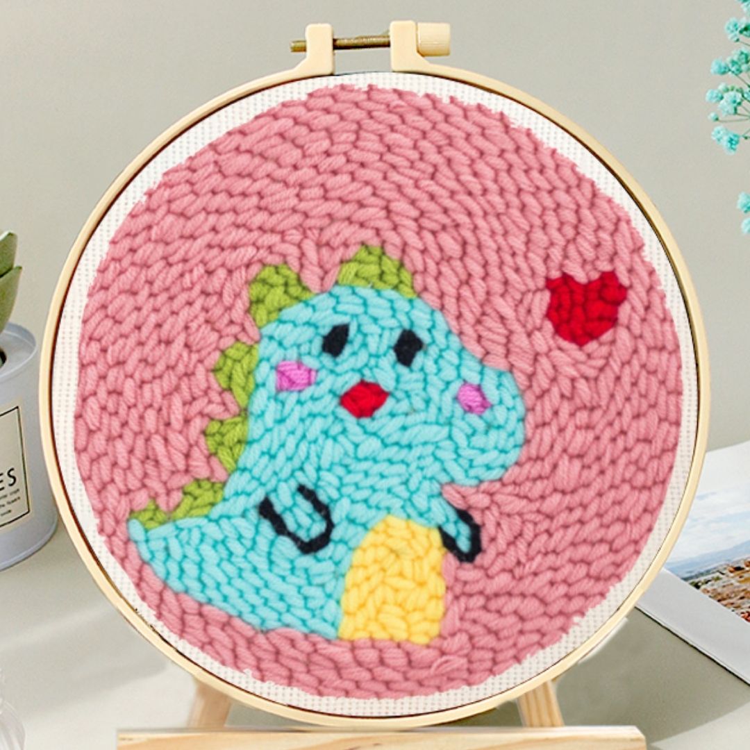 Punch Needle Kit - Dragon in Love