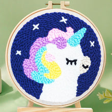 Load image into Gallery viewer, Punch Needle Kit - Enchanting Unicorn