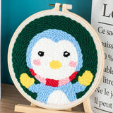 Punch Needle Kit - Little Blue Penguin