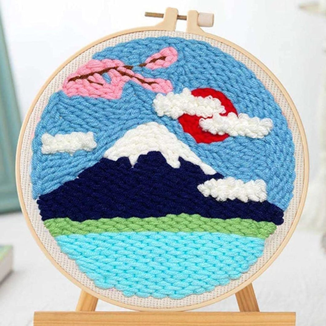 Punch Needle Kit - Mount Fuji