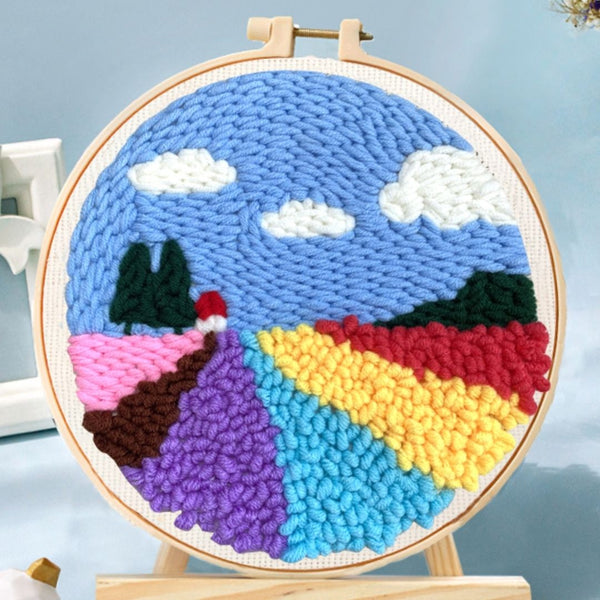 Punch Needle Kit - Field of Tulips