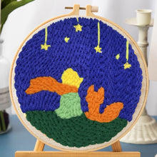 Load image into Gallery viewer, Punch Needle Kit - The Little Prince and the Fox