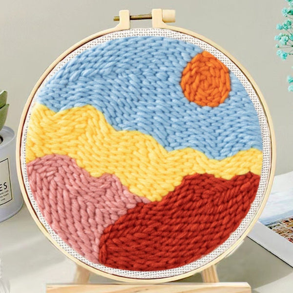 Punch Needle Kit - Sunny Afternoon