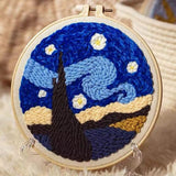 Punch Needle Kit - Beautiful Starry Night