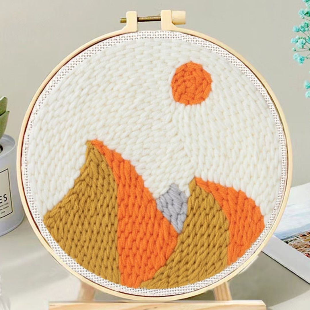 Desert DIY Punch Embroidery Kit