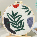 Punch Needle Kit - Leaf Variation 1