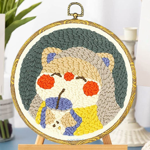 Punch Needle Kit - Under the Covers with Bubble Tea