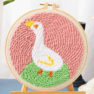 Punch Needle Kit - White Goose