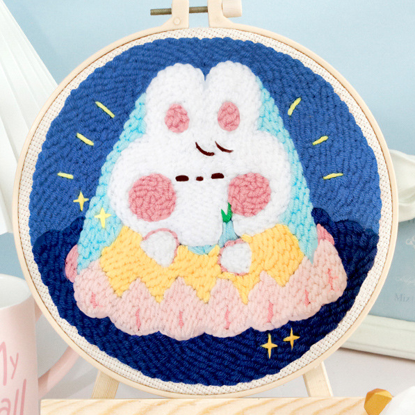 Punch Needle Kit - Little Bunny Bride