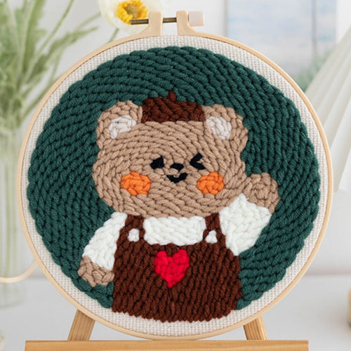 Punch Needle Kit - Winky Little Bear