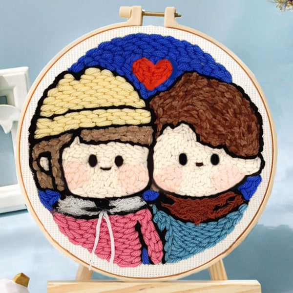 Punch Needle Kit - Lovely Couple