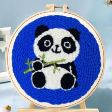 Load image into Gallery viewer, Punch Needle Kit - Baby Panda