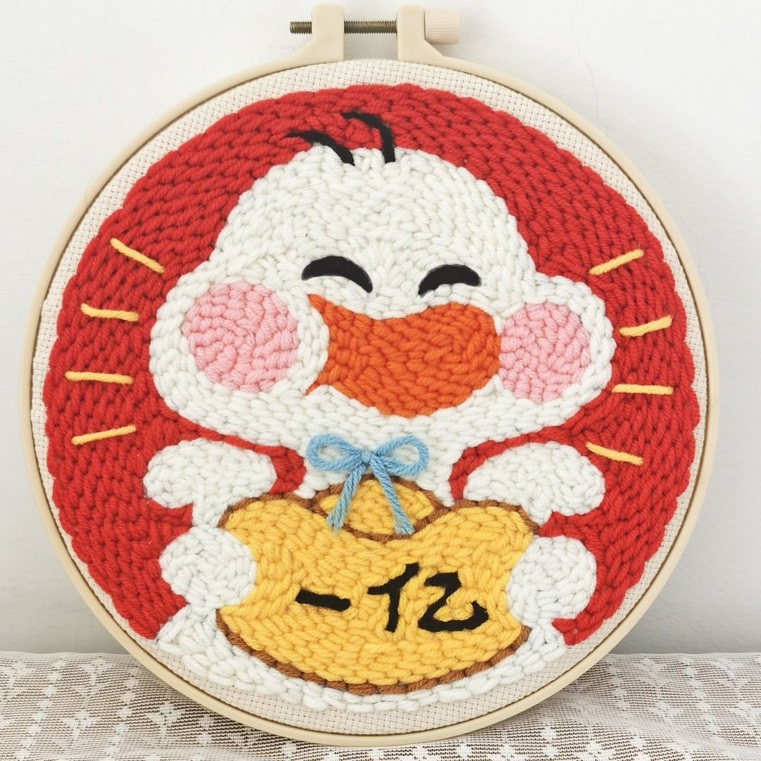 Punch Needle Kit - Lucky Duckling