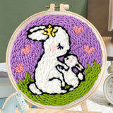 Punch Needle Kit - Bunny and her Little one