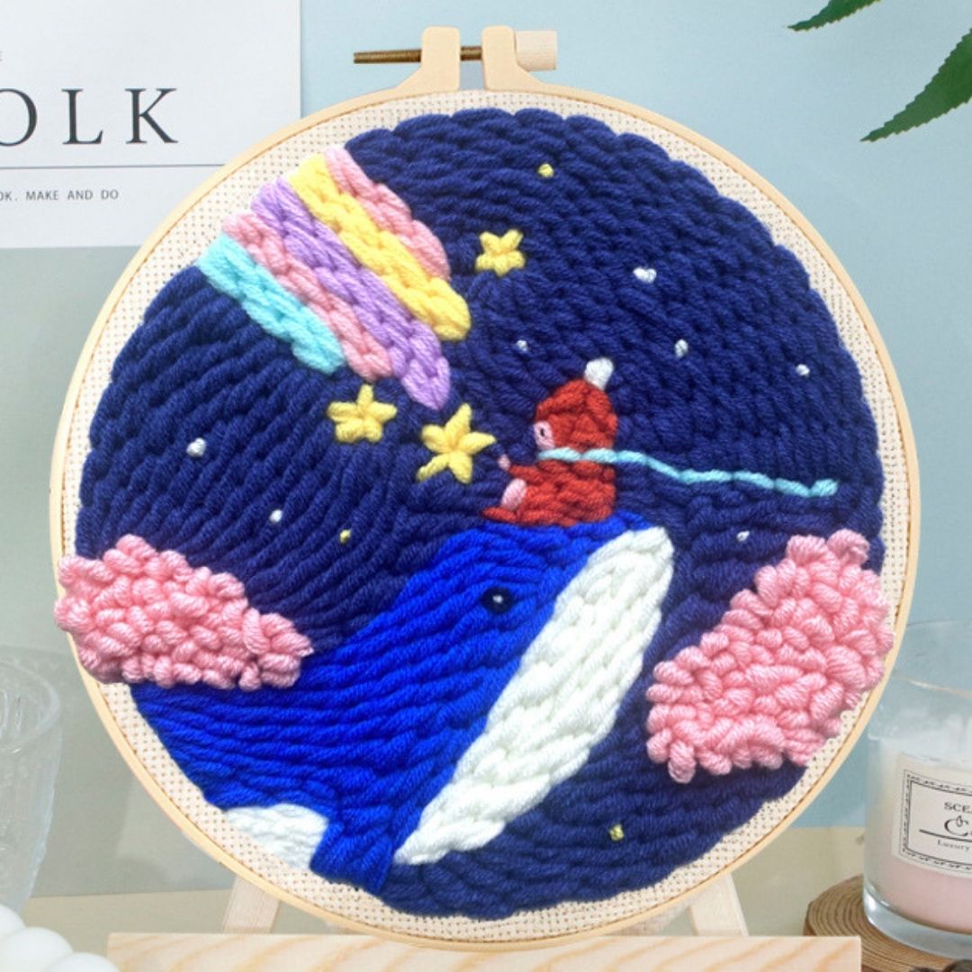 Needle Point Kit - Whale – little + kind shop