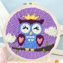 Load image into Gallery viewer, Punch Needle Kit - Sleepy Owl