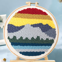 Load image into Gallery viewer, Punch Needle Kit - Lake with Mountain View