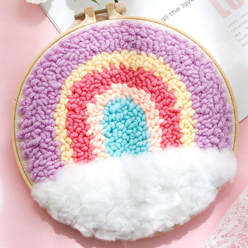 Punch Needle Kit - Pastel Rainbow