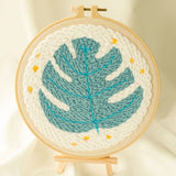 Punch Needle Kit - Green Leaf