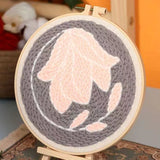 Punch Needle Kit - Pastel Pink Flower