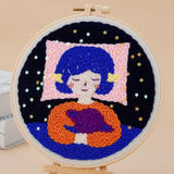 Punch Needle Kit - Woman in Dreaming