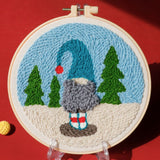 Punch Needle Kit - Lutin and Fir Trees