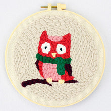 Load image into Gallery viewer, Punch Needle Kit - Red Owl