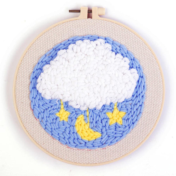 Punch Needle Kit - White Cloud