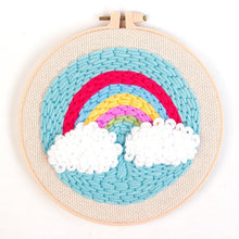 Load image into Gallery viewer, Punch Needle Kit - Bright Rainbow
