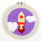 Punch Needle Kit - Rocket